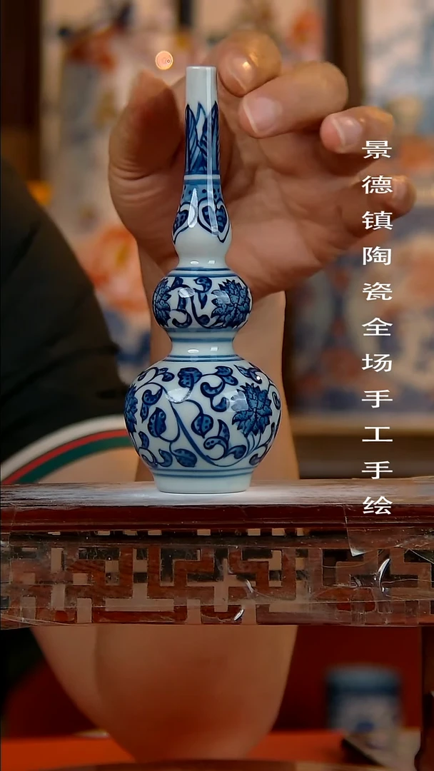 摆件景德镇陶瓷 手工手绘