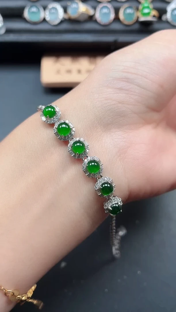 银S925镶嵌戒指翡翠1111