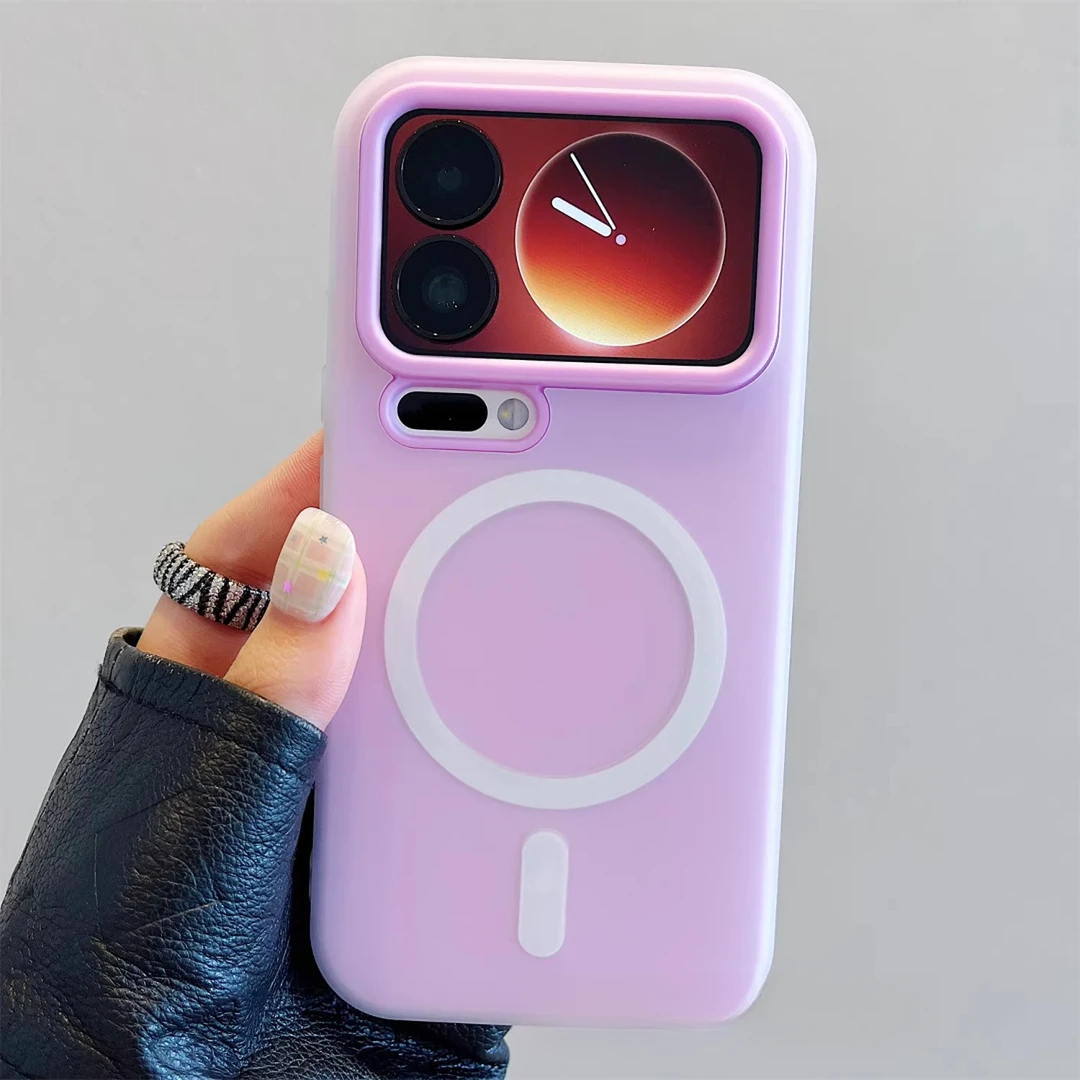 果冻二合一磁吸适用小米17promax手机壳高级日韩情侣简约保护套15