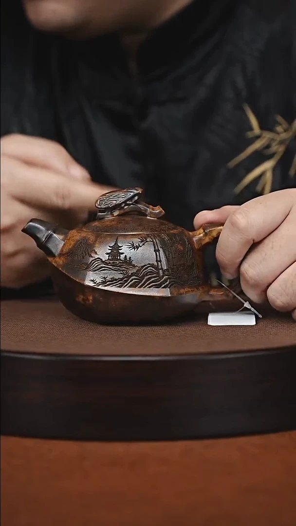 茶壶紫砂原矿紫砂壶