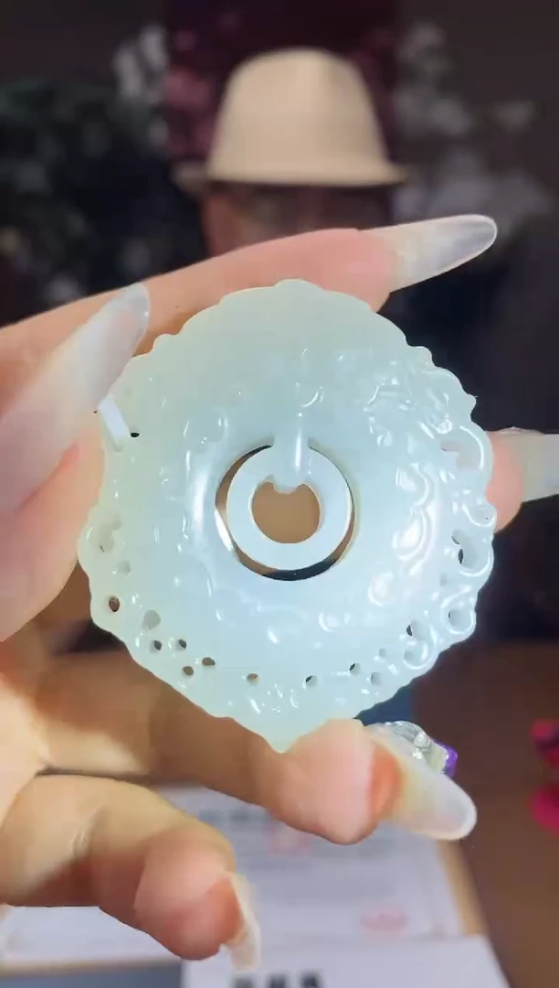 和田玉未镶嵌颈饰A867