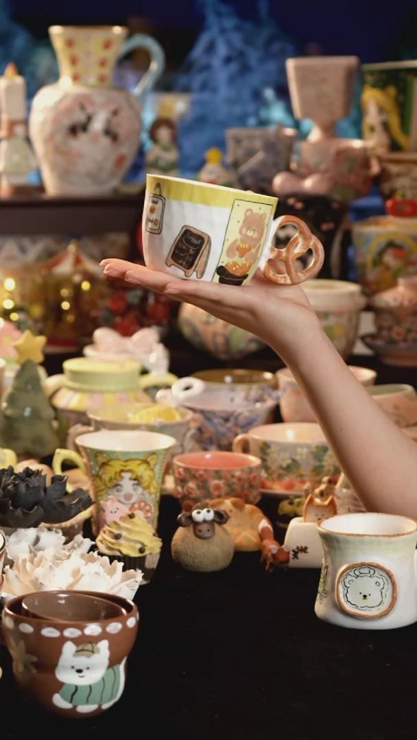 其他陶景德镇釉下彩手绘设计师款陶瓷