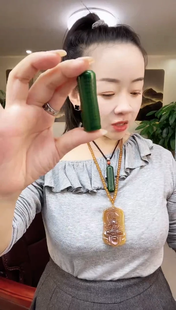 未镶嵌蛇纹石玉吊坠多样性随机发一