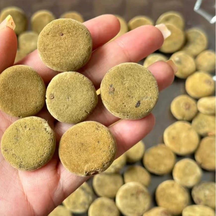 【郑董源头收好茶】正宗化州核心产区正棕金毛橘红胎果金币