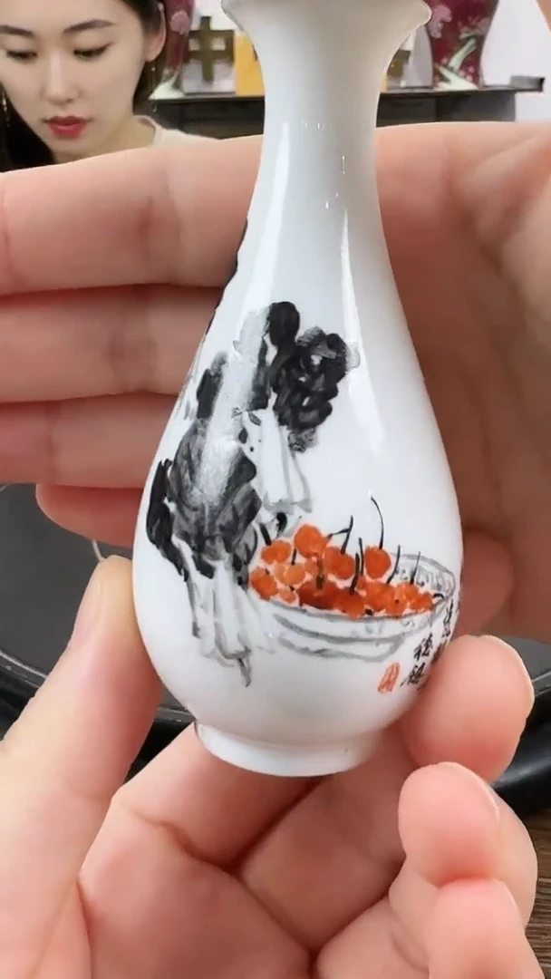 摆件景德镇陶瓷手工手绘