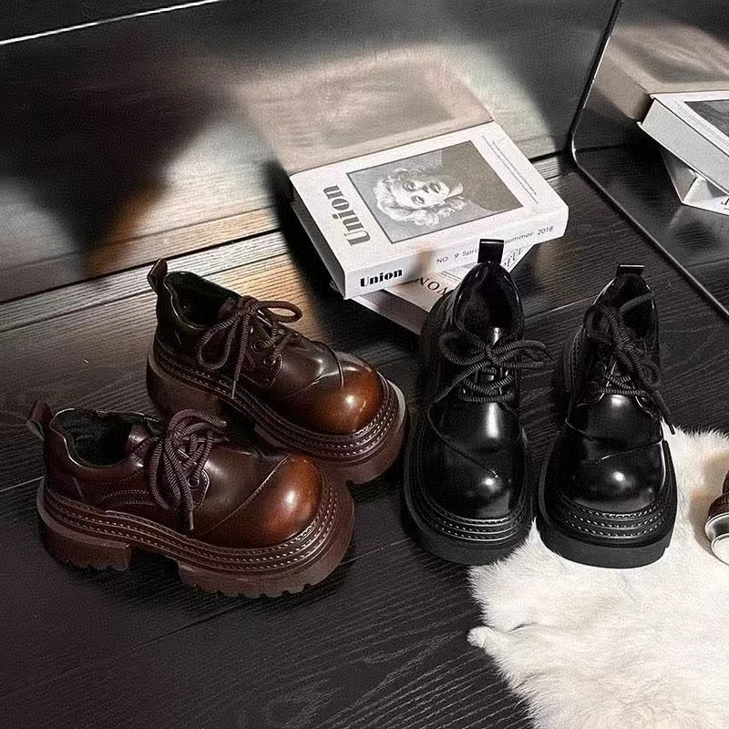 001-100专柜女鞋按主播编码下单厚底松糕乐福鞋女鞋任二