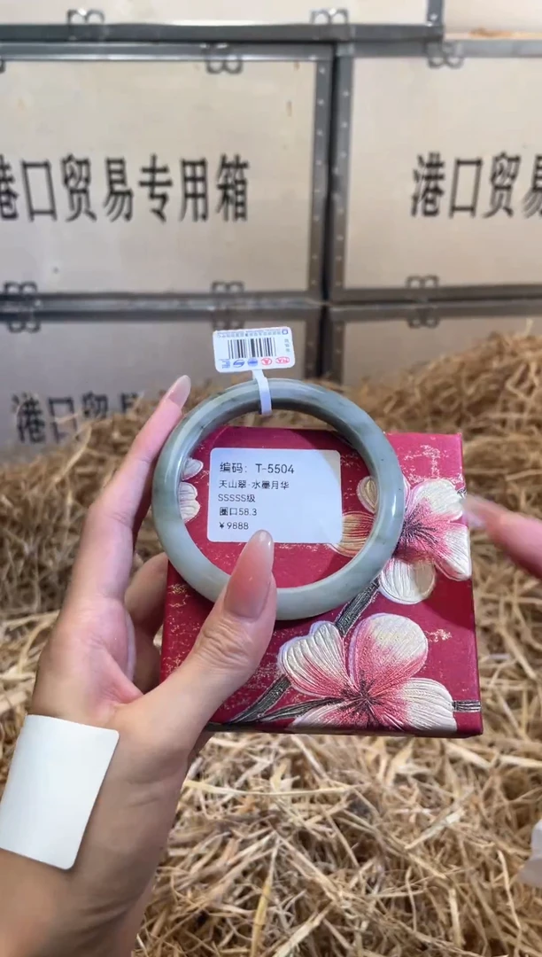 未镶嵌手镯石英质玉T5504