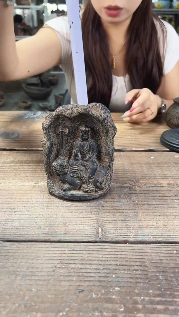 陶土【火山泥】地藏王摆件