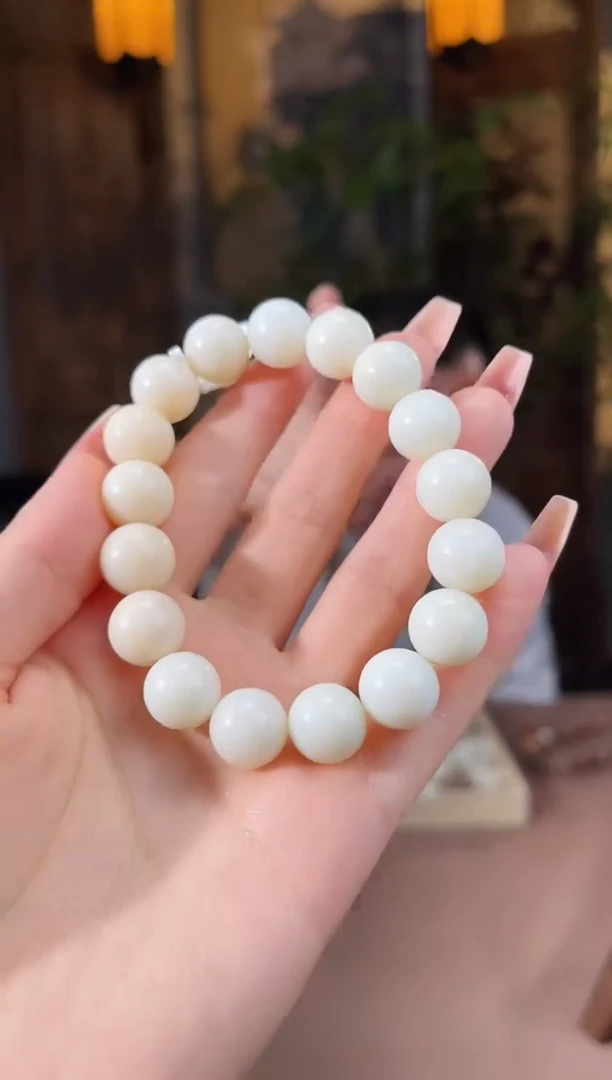 和田玉未镶嵌颈饰S156