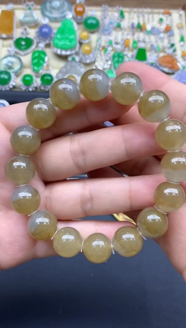 未镶嵌手链翡翠329-春日珠宝