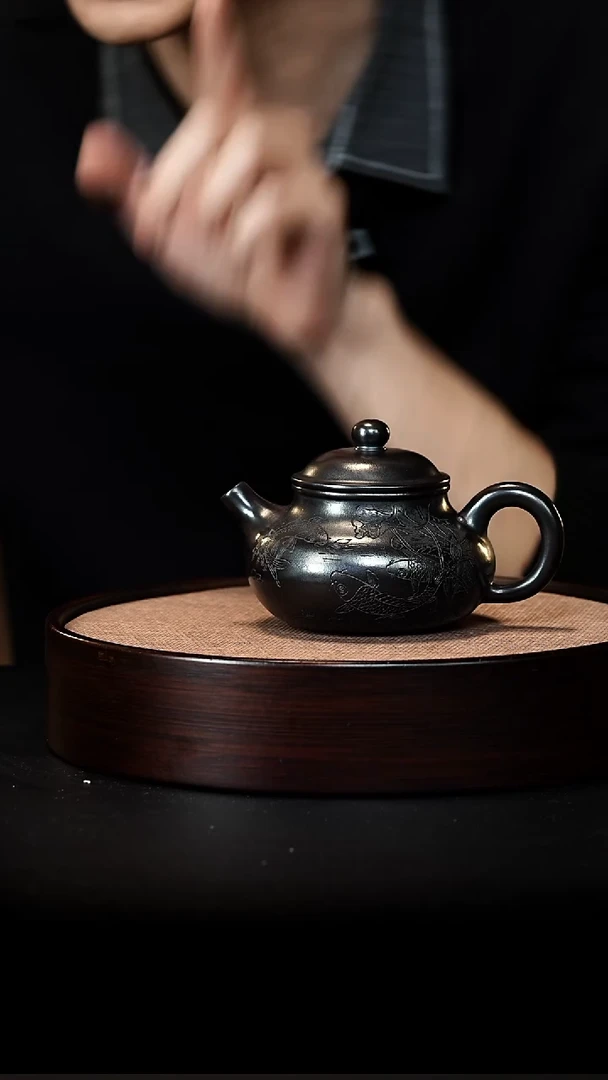 茶壶紫砂宜兴紫砂壶H87054