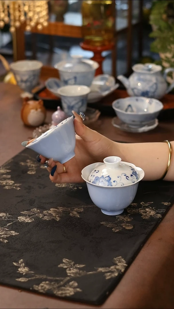 盖碗+茶杯 哈哈哈哈哈