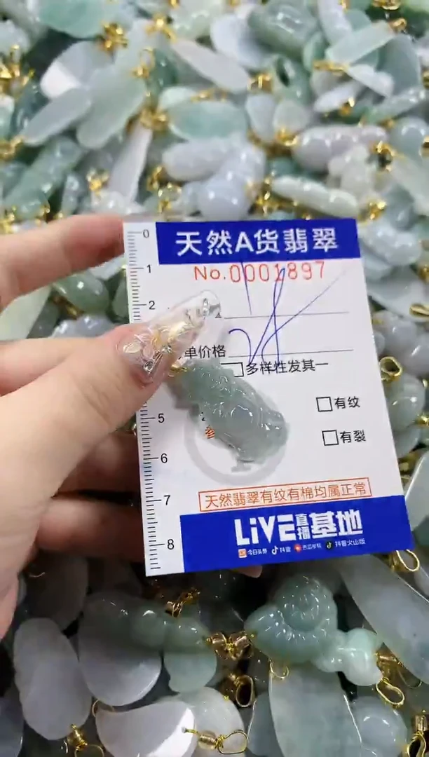 颈饰未镶嵌翡翠天然A货翡翠