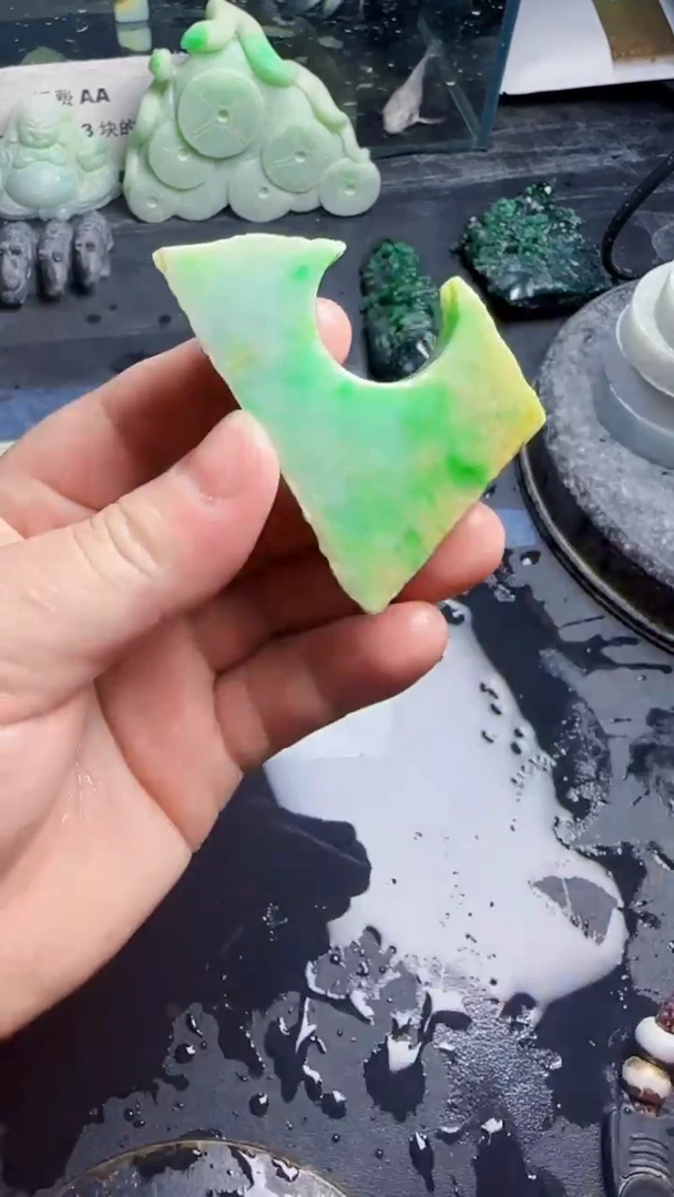 未镶嵌挂件翡翠天然翡翠033