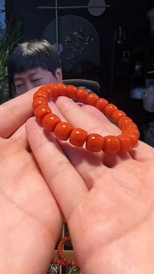 【闪购商品】南红玛瑙手串未镶嵌10+直切柿子黄