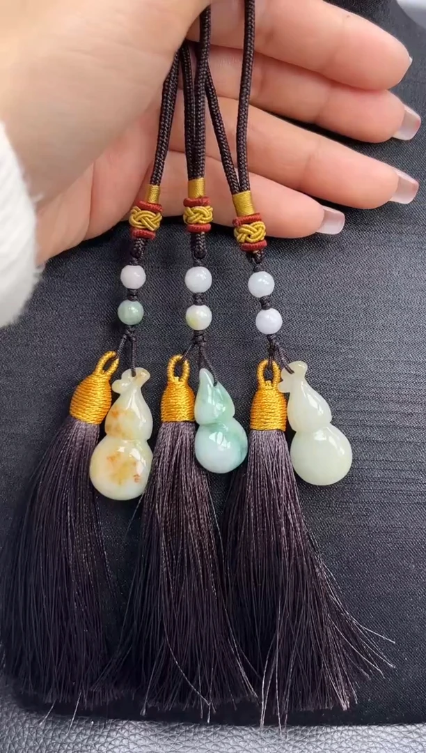 【闪购商品】翡翠颈饰未镶嵌YM984 葫芦包挂多样性发一