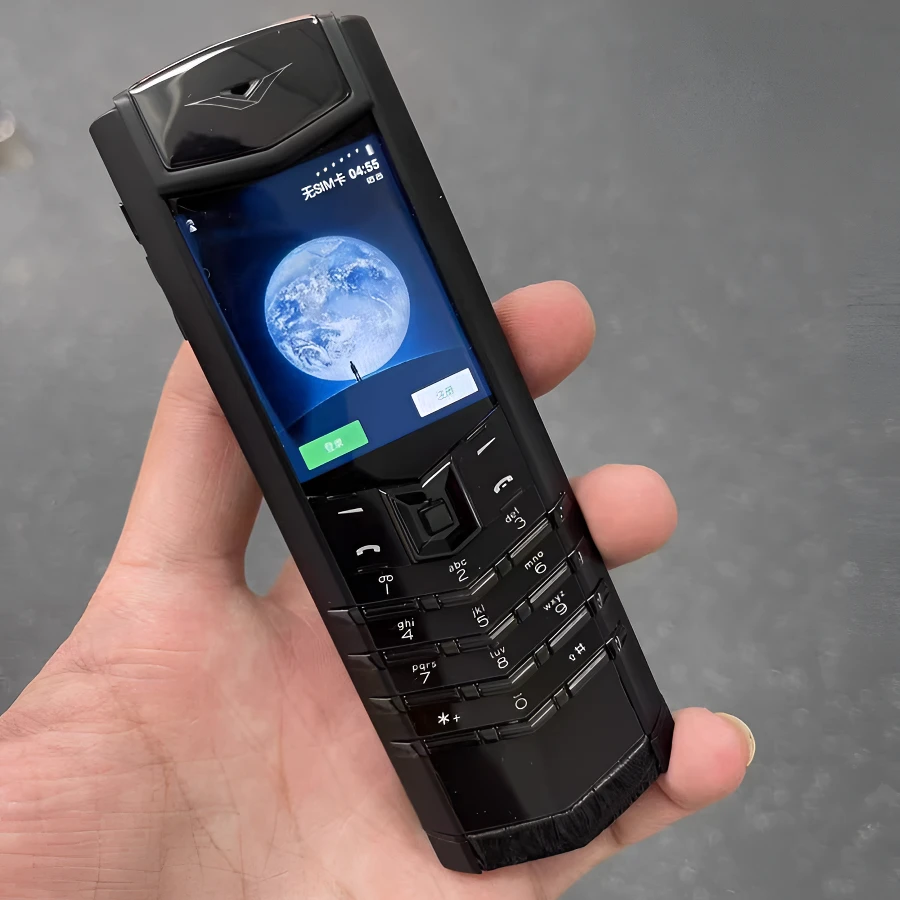 准新品 威图哥 Vertu威图手机总裁全网通4G微信抖音黑金刚鳄鱼皮