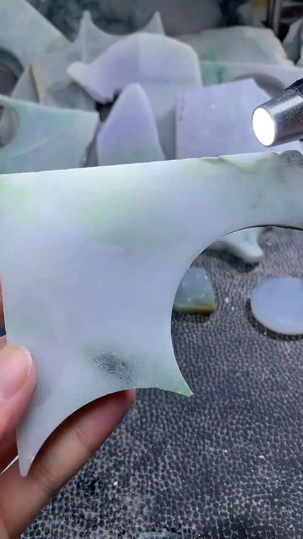 裸石翡翠天然A货翡翠板料