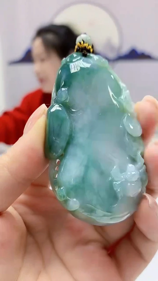 【闪购商品】定制翡翠未镶嵌4902ms-毛货瓜102