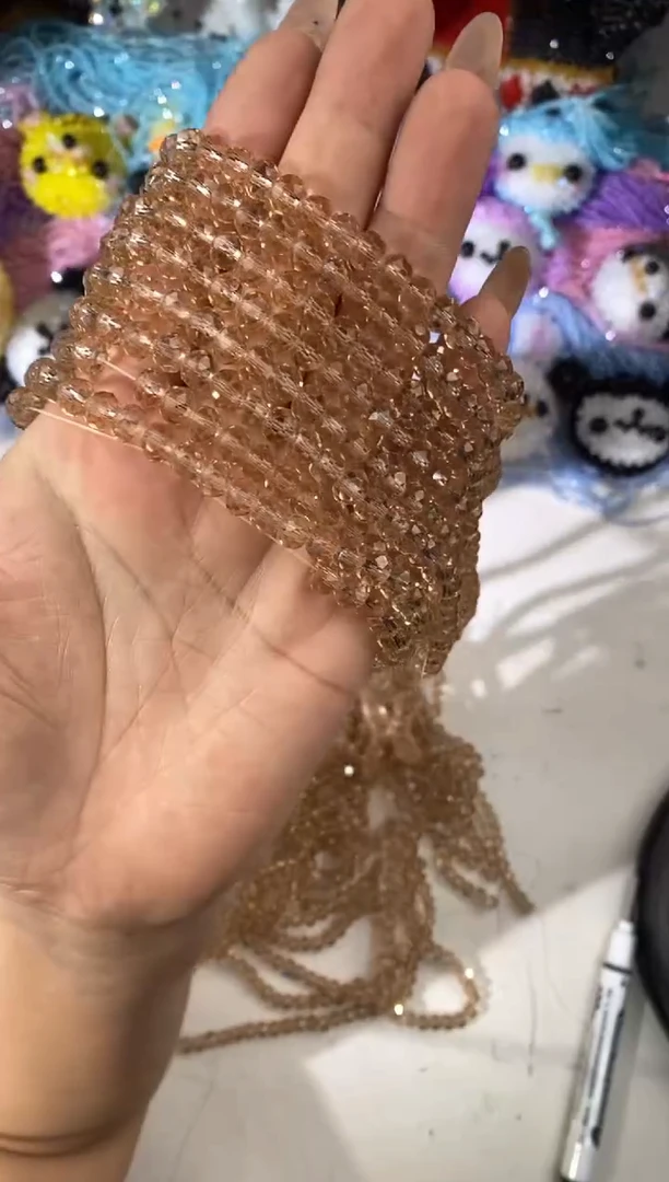 玻璃30104卡6水晶10条银香槟