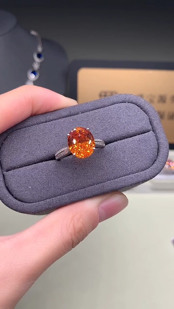 无925银轻奢简约百搭芬达色