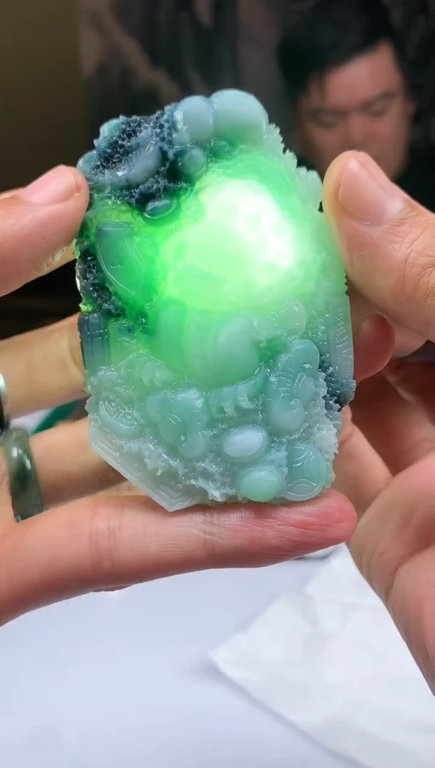 未镶嵌定制翡翠我**字1