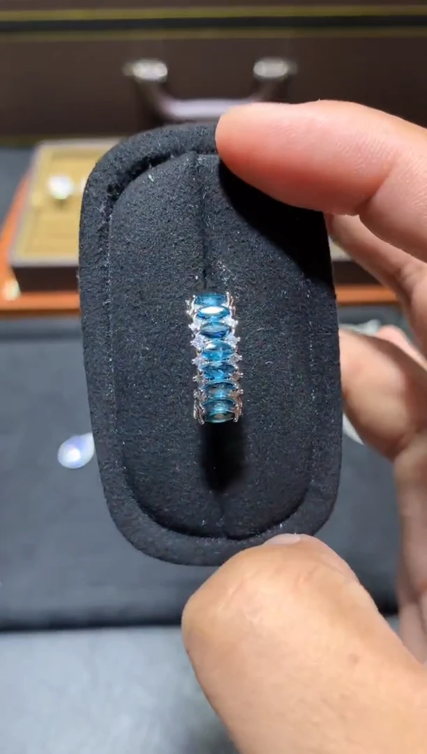 未镶嵌戒指托帕石F34【多样性发其一】