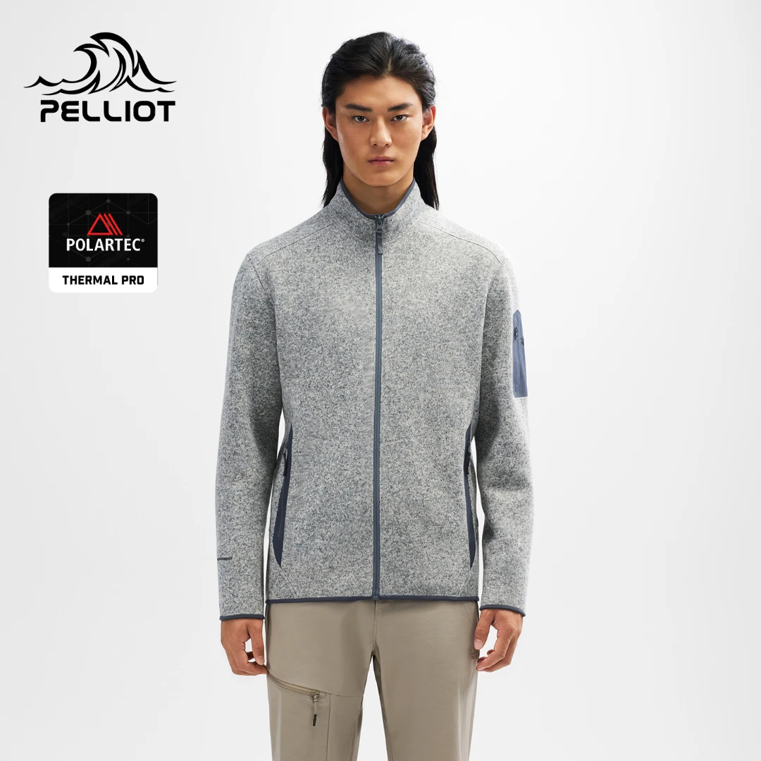 【主播专属】伯希和Polartec户外抓绒衣男新款轻盈保暖运动登山外套