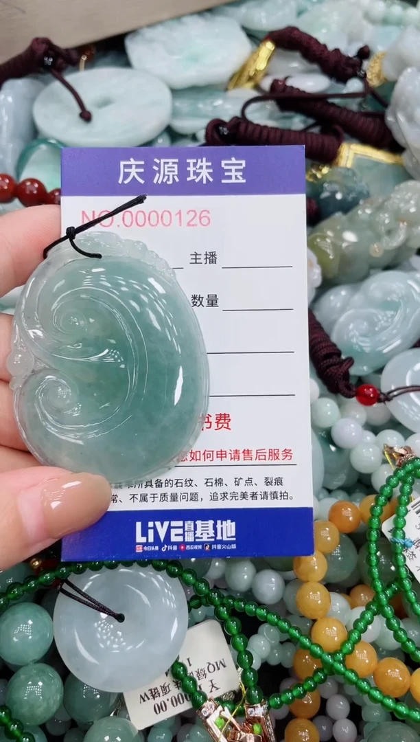 翡翠未镶嵌颈饰028