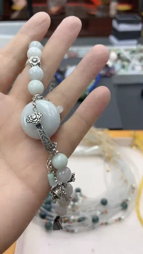 未镶嵌手链翡翠翡翠平安扣手链