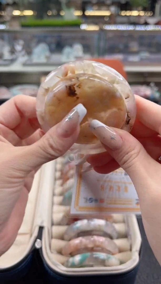 未镶嵌手镯石英质玉尘*丷圈口（赠品镯心）