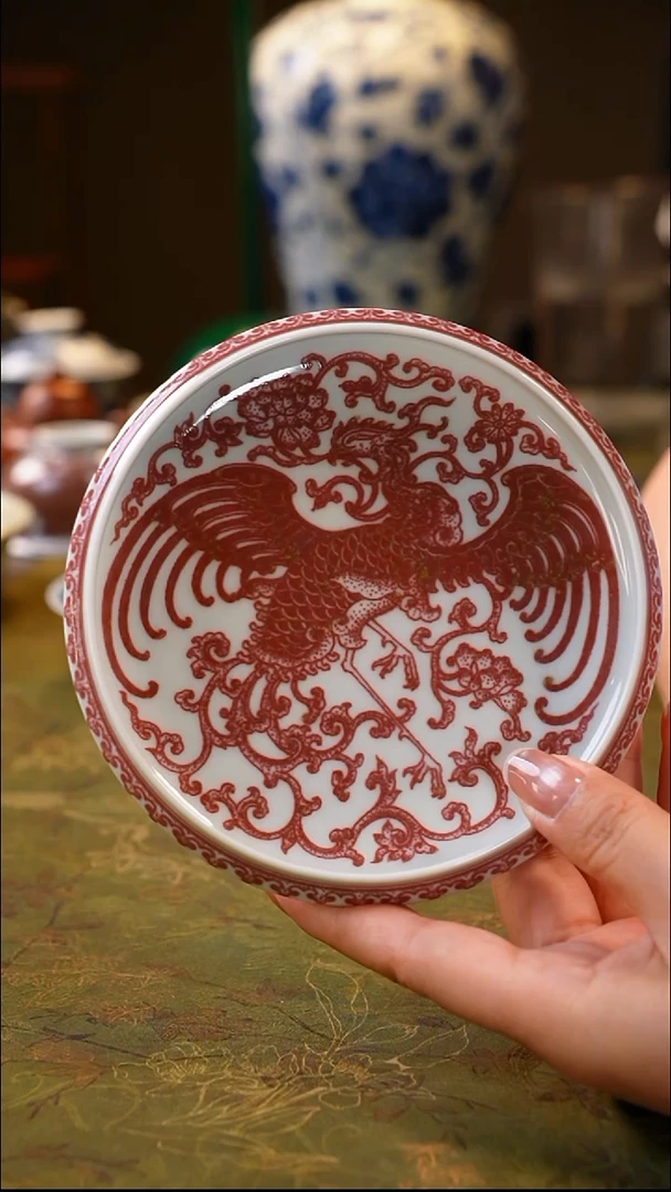 其他K****野釉里红壶承