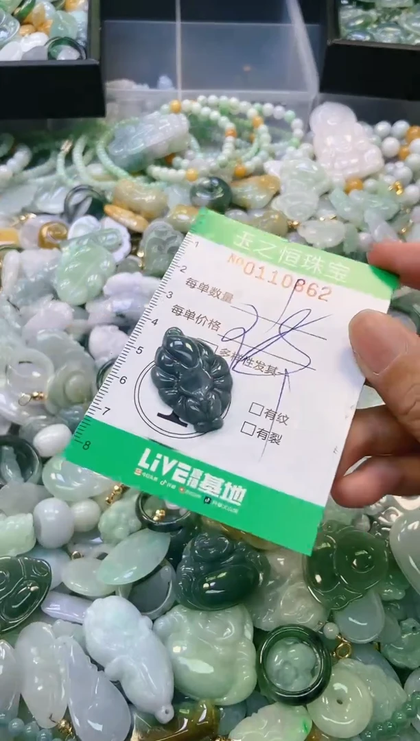 翡翠未镶嵌颈饰闪购0110862