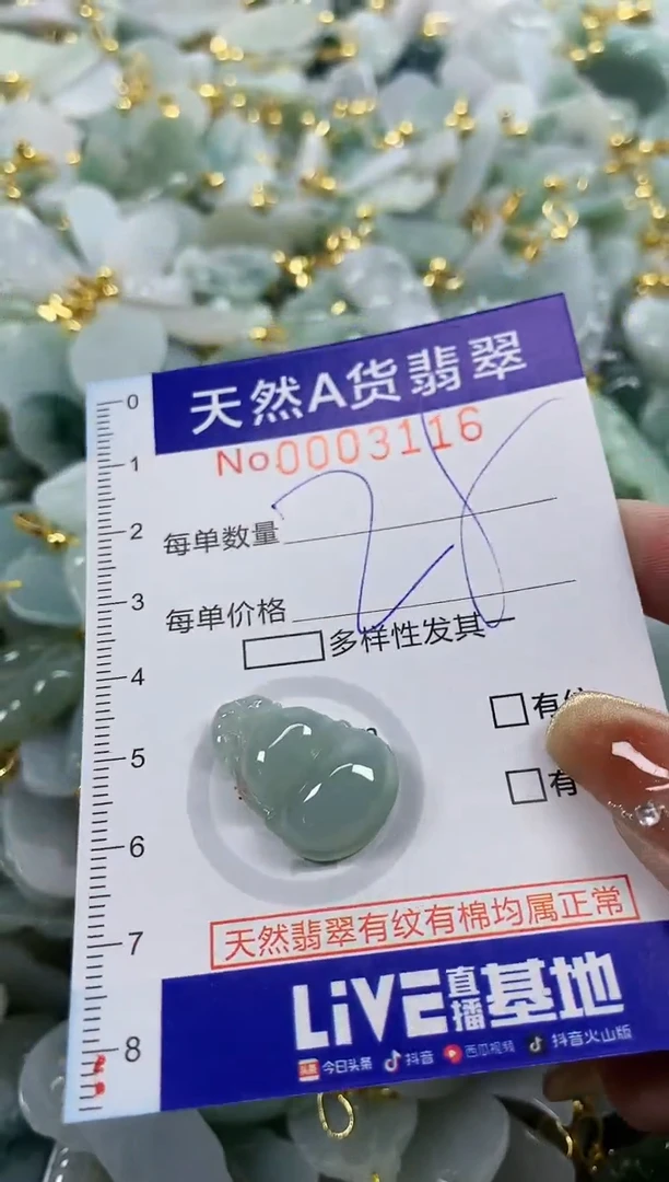 颈饰未镶嵌翡翠天然A货翡翠