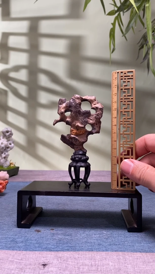 石材树脂底座 石头是青州玲珑石