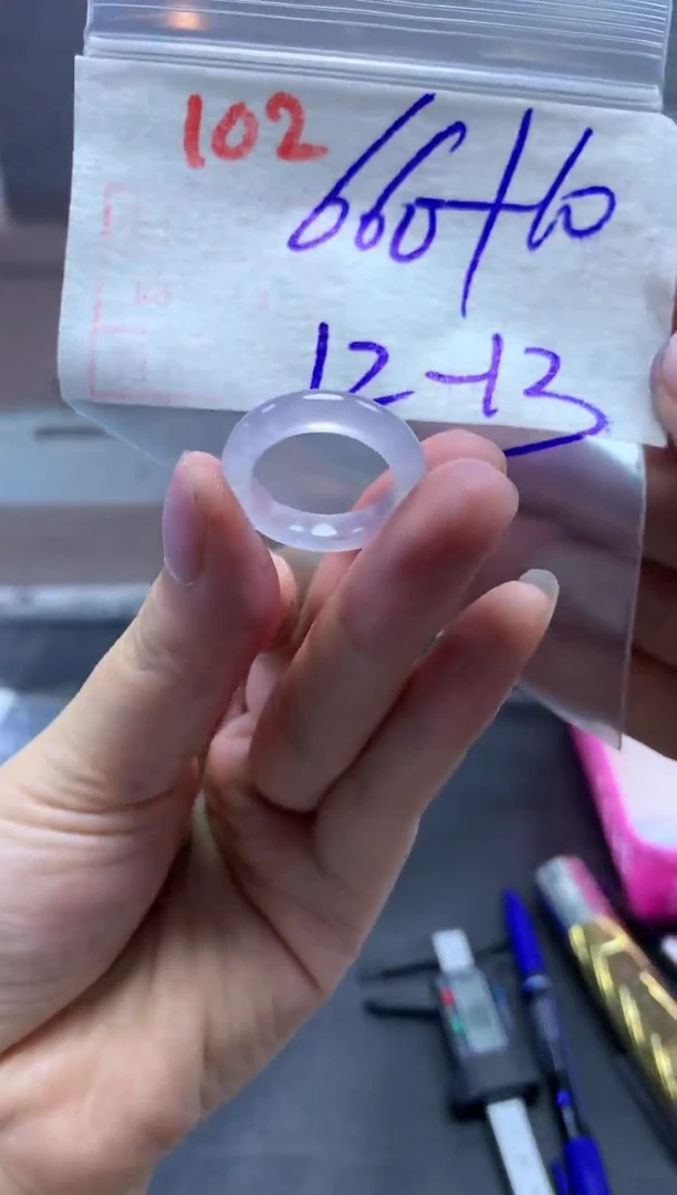 未镶嵌定制翡翠A***3戒圈12-13#670毛货需精细抛光