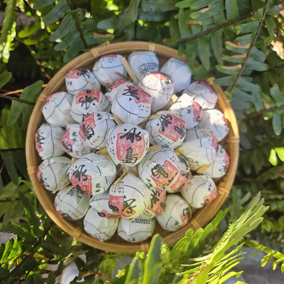 《冰岛老寨龙珠》2024年大树头春7g*20颗 -普洱茶生茶