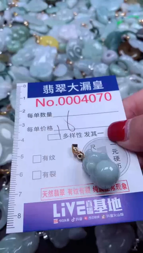 颈饰未镶嵌翡翠4070