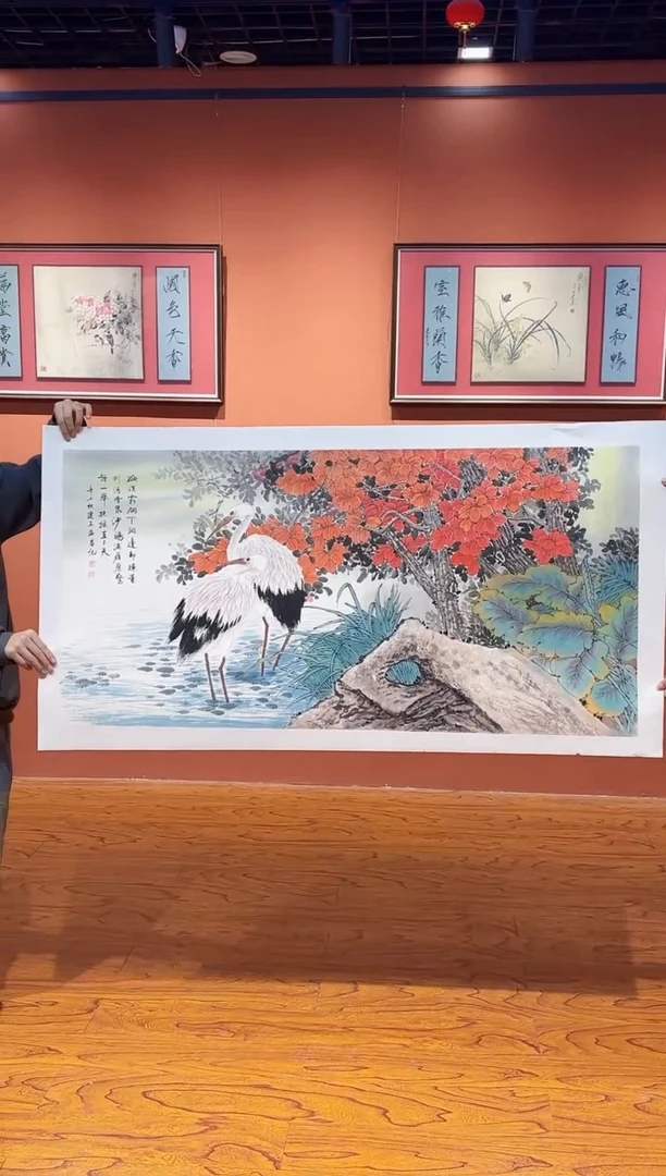 【闪购商品】国画周建真老师绘画作品7-20