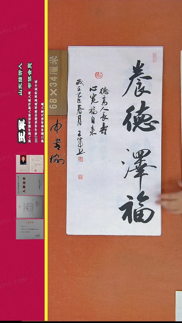 【闪购商品】书法395王军书法精品作品