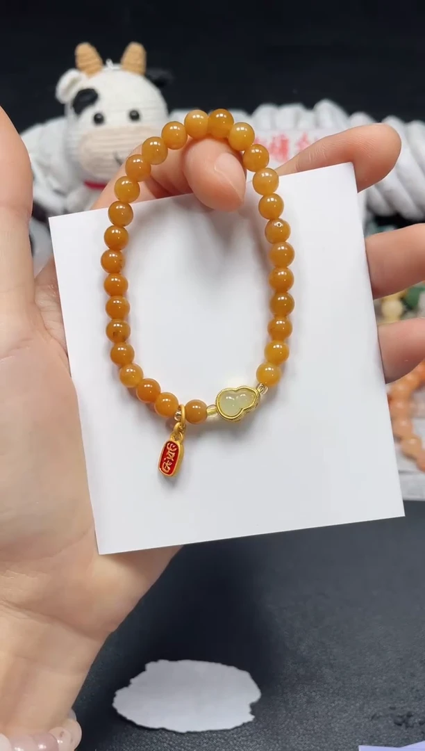 【闪购商品】石英质玉手链未镶嵌冰皇卡6