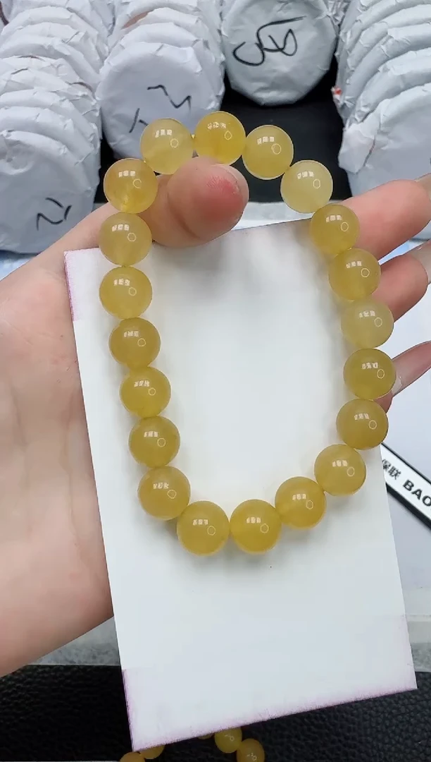 石英质玉手镯未镶嵌卡10手串