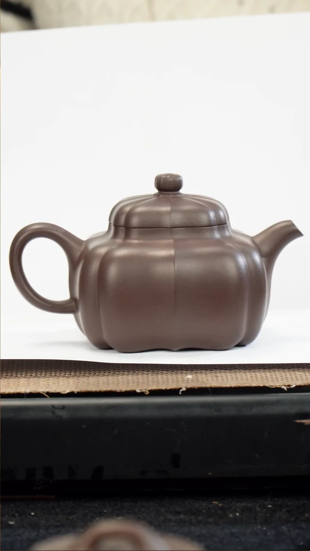 茶壶紫砂老紫泥四方般若200