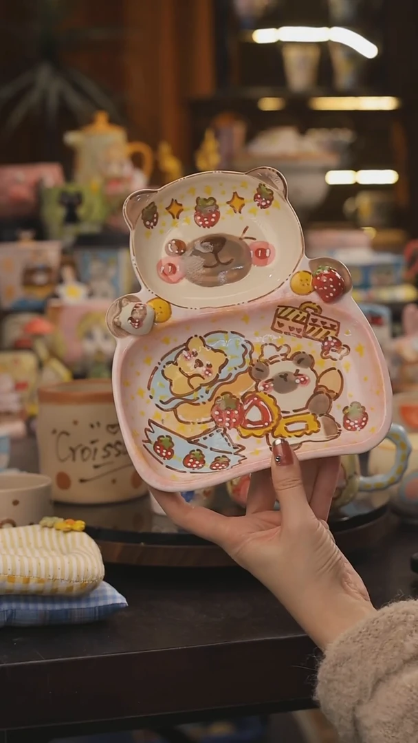 景德镇釉下彩绘设计师款式陶瓷