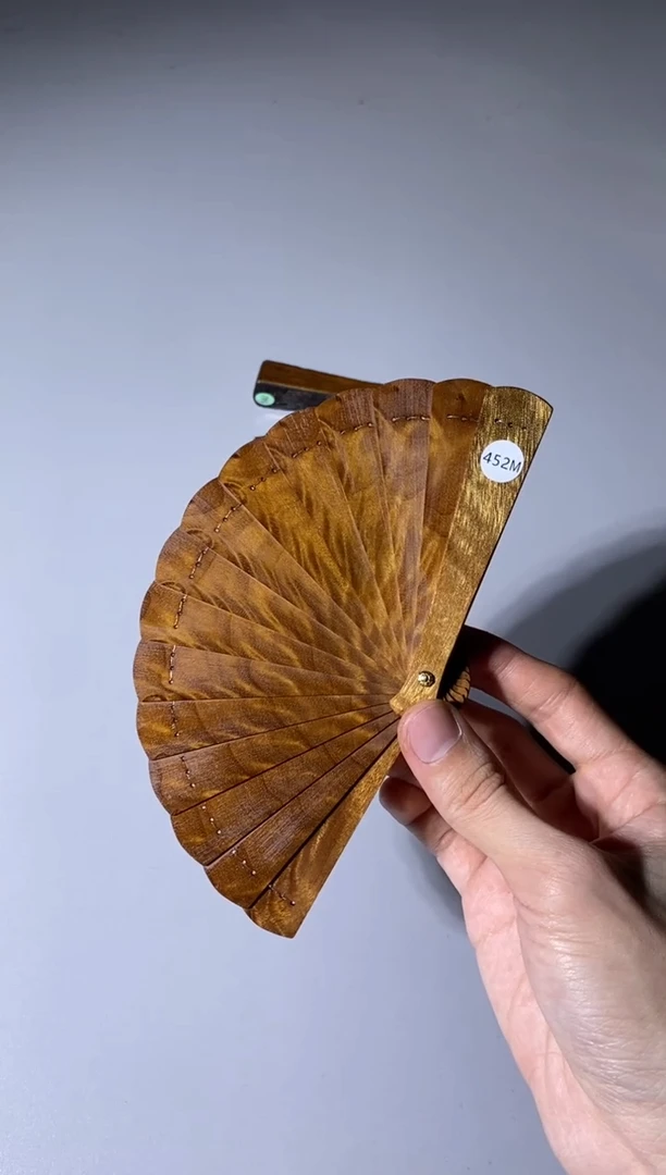【闪购商品】金丝楠452号10cm金丝楠迷你扇