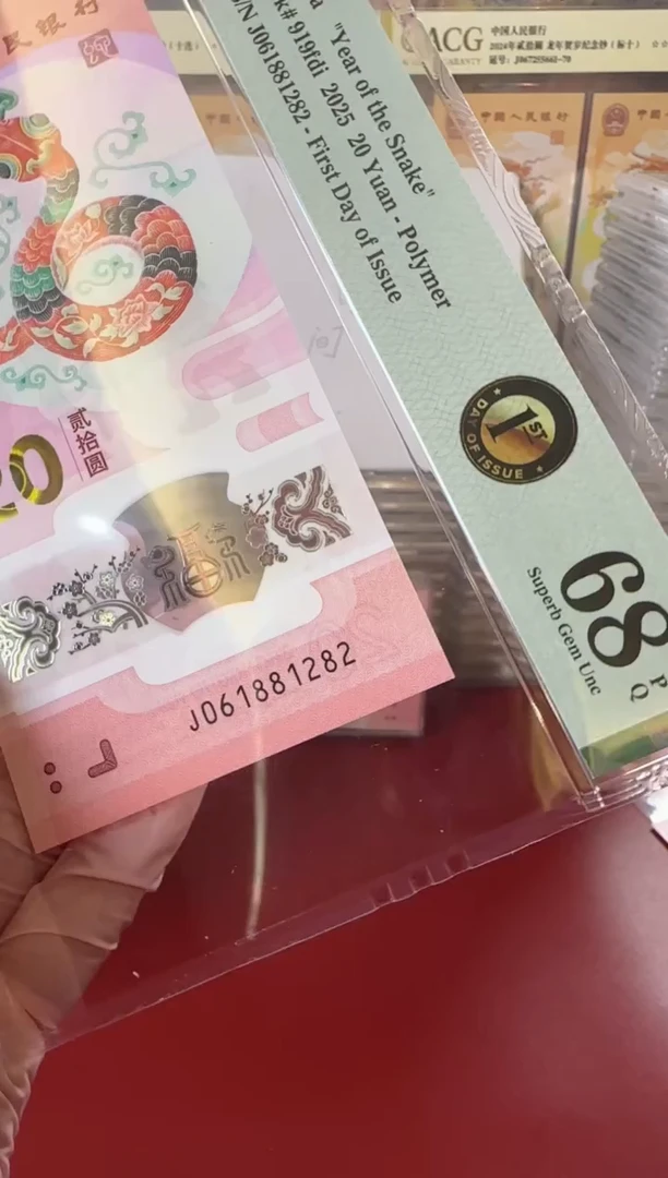 【闪购商品】塑料25蛇钞061881282单张裸