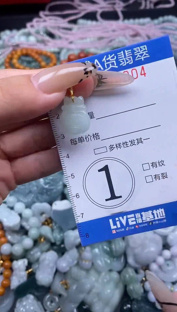 颈饰未镶嵌翡翠颈饰未镶嵌天然A货翡翠00004