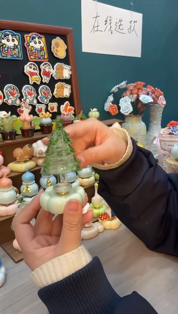 摆件陶A07圣诞树