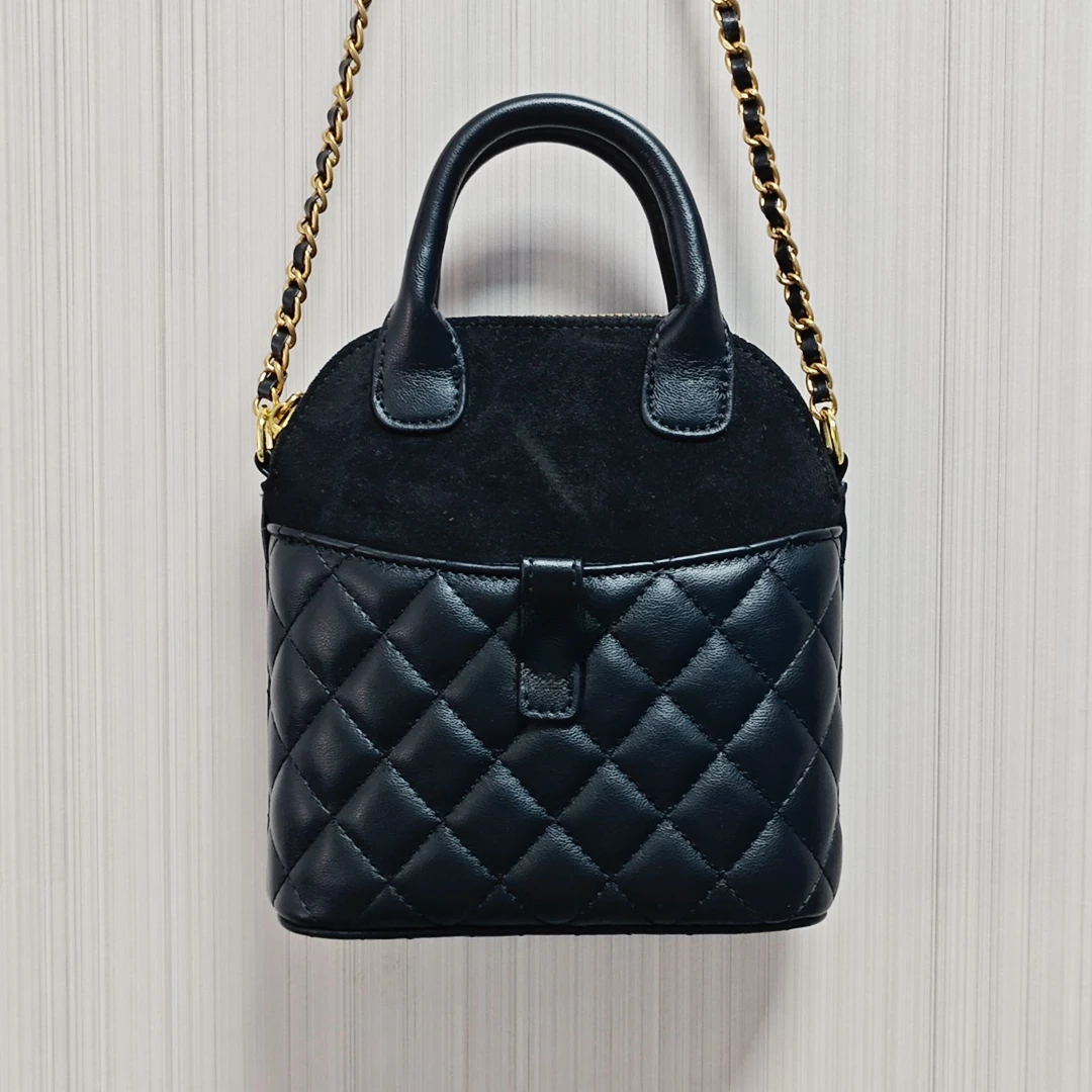 【HIEI】25A包包女款爆款2025新款 X1718 黑色（尺寸17*6*18）