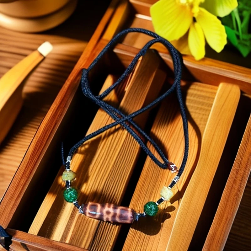 非金属布艺项链 【凰世今传】尼泊尔回流高阶橘肉莲师法帽单珠项链